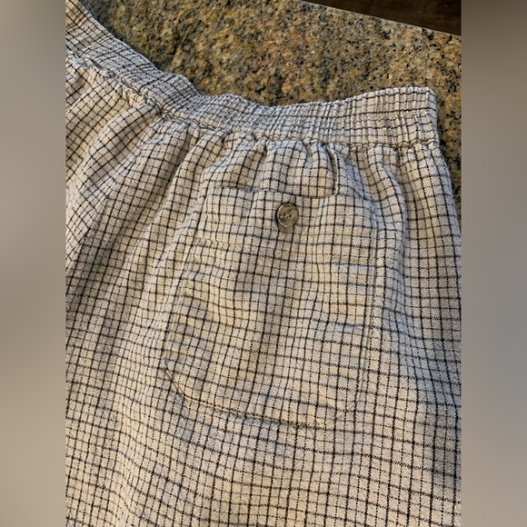Vintage Women’s Flannel linen shorts Size 16 - Picture 6 of 10